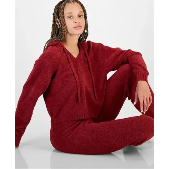 UGG Marie Pullover V-Neck Long-Sleeve Lounge Hoodie Rub Small - Picture 1 of 4